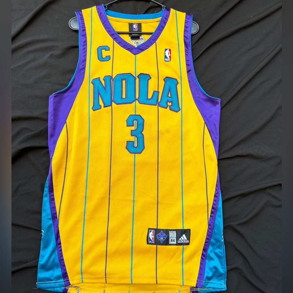 NBA Adidas Authentic New Orleans Hornets Chris Paul alternate jersey.  RARE